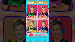 Só os Fãs Acertam! 😱 Qual é o Youtuber Correto? | Natan, Emilly Vick, Enaldinho … #quiz  #shorts