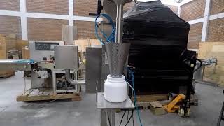 Maquina Envasadora de Polvos por sistema de tornillo Semi automatica