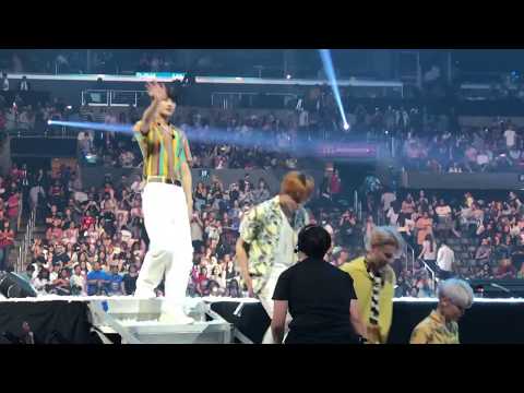 Kcon LA 2018 Day 2 goodbye stage fancam nu'est seventeen pentagon fromis_9 dreamcatcher imfact