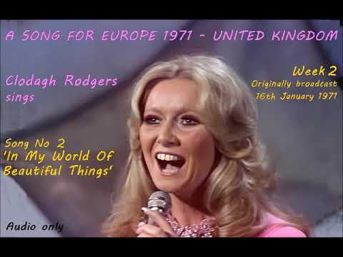 A Song For Europe 1971 United Kingdom, Song 2, - Clodagh Rodgers - 'In My World Of Beautiful Things'