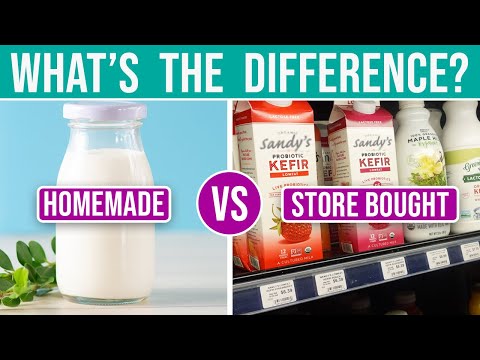 HOMEMADE KEFIR vs. STORE BOUGHT KEFIR • Are you being misled?