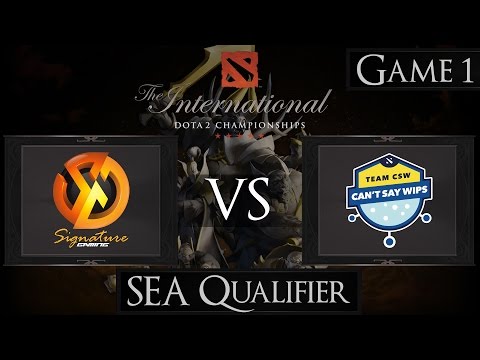 Dota 2 The International 2015 Signature Trust vs CsW