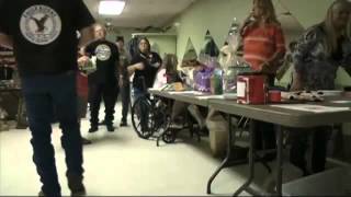 Bikers hold fundraiser for fellow rider and fa