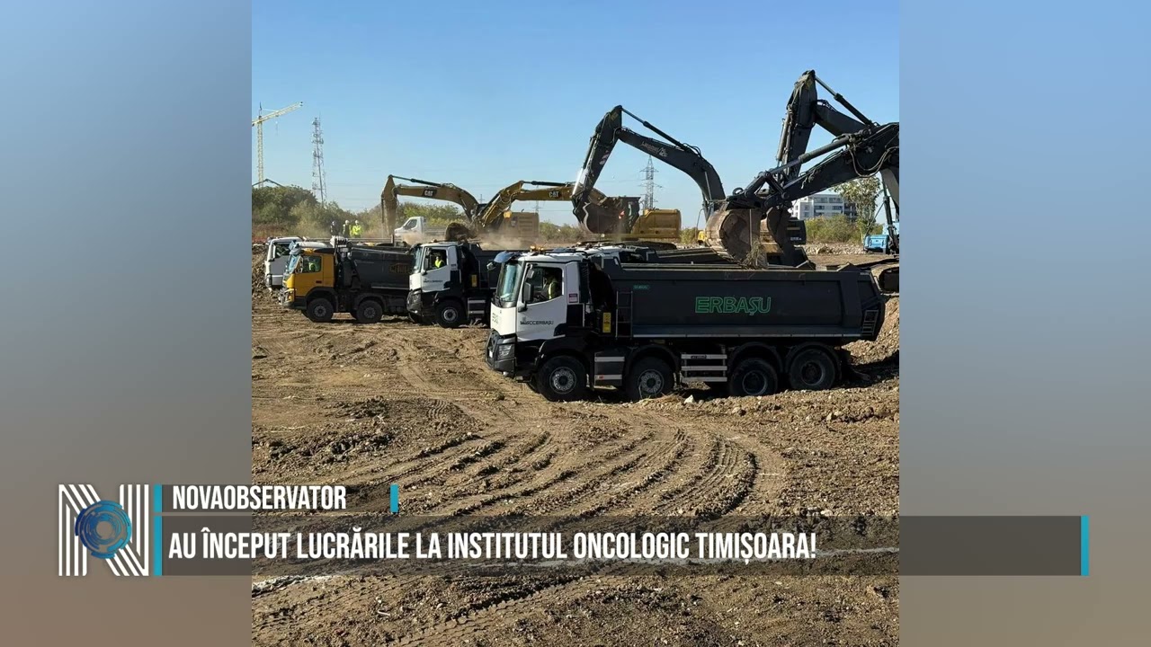 Au început lucrările la Institutul Oncologic Timișoara!