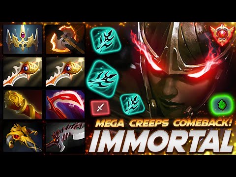 Phantom Assassin Mega Creeps Comeback Net Worth King - Dota 2 Pro Gameplay [Watch & Learn]