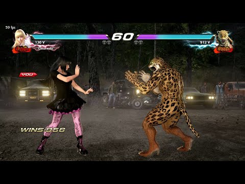 L7 65_2 Lili Rochefort Ryona VS King - Tekken 7 ( Uchiha x24 ) Gameplay PC RX 570 8G