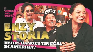 Download lagu MELEPAS ENZY STORIA PERGI KE AMERIKA.. IBU PEJABAT NANTI RAMBUT NYA SASAKAN ATAU SANGGULAN? mp3