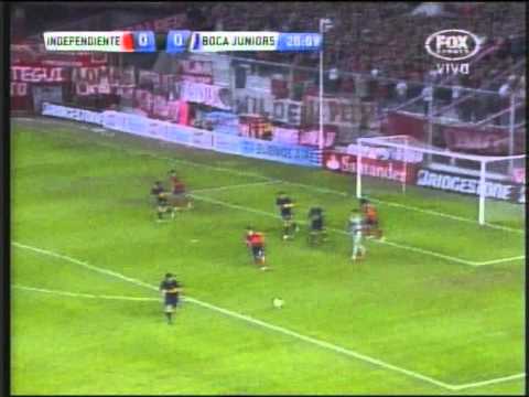 Partido de Oscar Ustari contra Independiente - Copa Sudamericana 2012