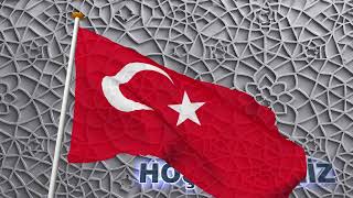 Hoşgeldiniz-Dalgalanan Türk Bayrağı-Konferans-Karşılama Videosu 3
