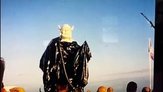 1967 - Unveiling of the Viking statue in Gimli, Manitoba.