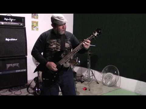 My ESP LTD AX-400. Tribal inlays, neck-thru, string-thru. Total GOTHIC ! ! !