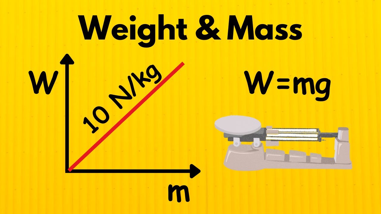 Deriving and Using the Weight and Mass Equation