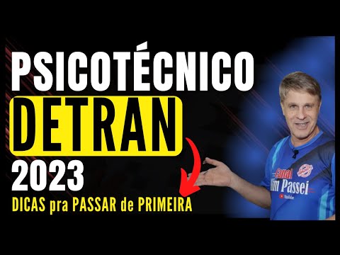 PSICOTECNICO DETRAN 2023 – Os testes mais aplicados no exame psicológico do DETRAN - AULA 04