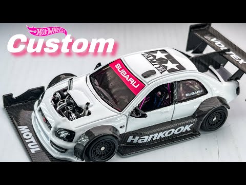 Subaru powered by V8 twin turbo Monster Hill Climb Hot Wheels Custom