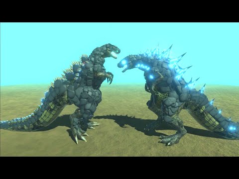 GODZILLASAURUS VS ALL UNITS EPIC BATTLES - ANIMAL REVOLT BATTLE SIMULATORS