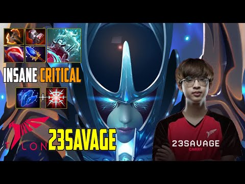 23savage - PHANTOM ASSASSIN INSANE RATE CRITICAL DMG VS MEEPO - DOTA 2