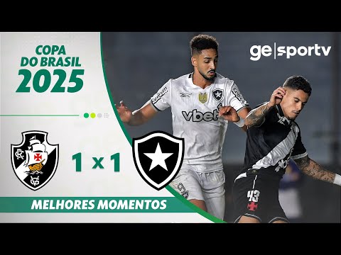 Gols e lances de Vasco da Gama x Botafogo