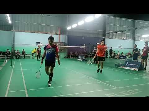 Badminton Final LSJ Men's Double Bakat Baru Tournament - Wei Hao / Siang Lun Vs Amirul / Setiawan
