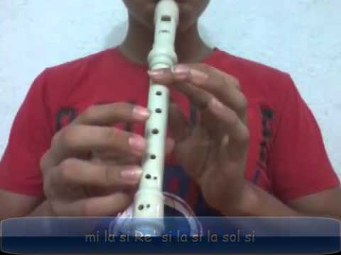 Counting Stars-OneRepublic. Flauta Dulce Con Notas