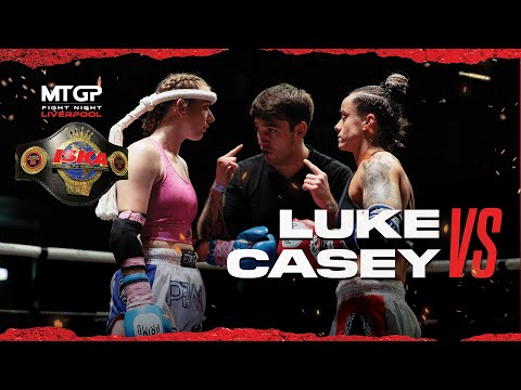 *FREE FIGHT* Chantelle Luke vs Sarah Casey - ISKA British Title 61kg Pro-Am 5x2