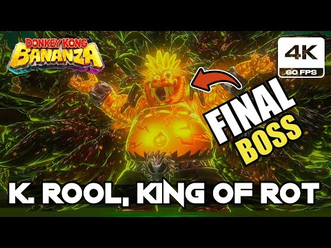 Donkey Kong Bananza - K Rool King of Rot Boss Fight (Nintendo Switch 2 4K 60FPS)