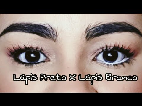 Lápis Preto X Lápis Branco