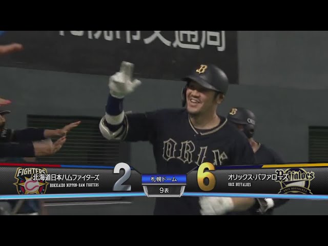 【9回表】バファローズ・T-岡田 ダメ押し!! ライトスタンドへ2ランホームラン!! 2020/10/9 F-B