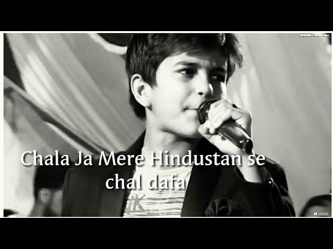 Sachin Chaudhary || Chale Ja Mere Hindustan Se Chal Dafa Shayari status video