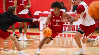 NC State Men’s Basketball 2-on-2 Practice Drills Ahead of 2026-27 Season