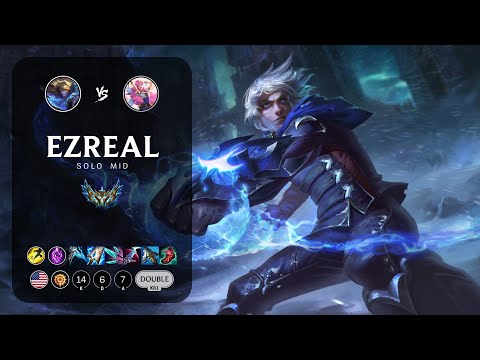 Ezreal Mid vs Seraphine - NA Challenger Patch 13.5