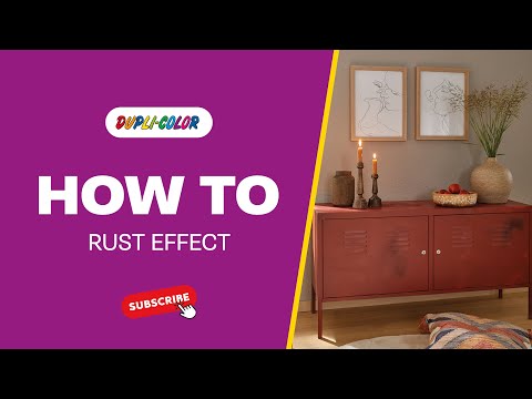 DUPLI-COLOR Rust Effect Spray | How to RUST EFFECT