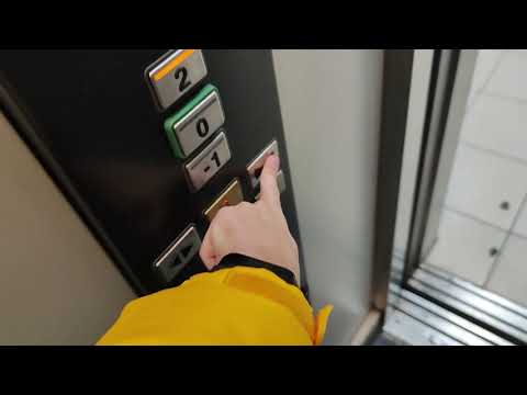 Staff lifts! Schindler 5400 MRL traction lifts at Ušće shopping center, Belgrade, Serbia