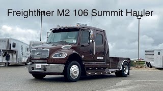 A preview image of the linked video showcasing 2022 Freightliner M2 106 Summit Hauler