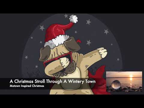 A Christmas Stroll Through A Wintery Town | Christmas Music