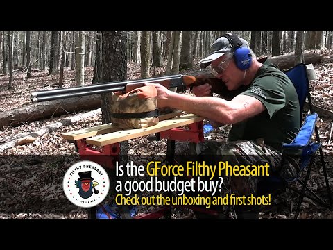 How good is the GForce Filthy Pheasant 20 Gauge shotgun? Check out the unboxing and first shots!