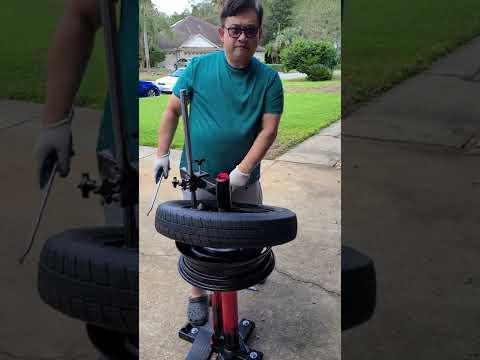 Harbor Freight  Tire Changer with duck head mod