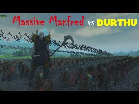 Massive Manfred vs Durthu 4k UHD - Total War: Warhammer 2 (The Laboratory)