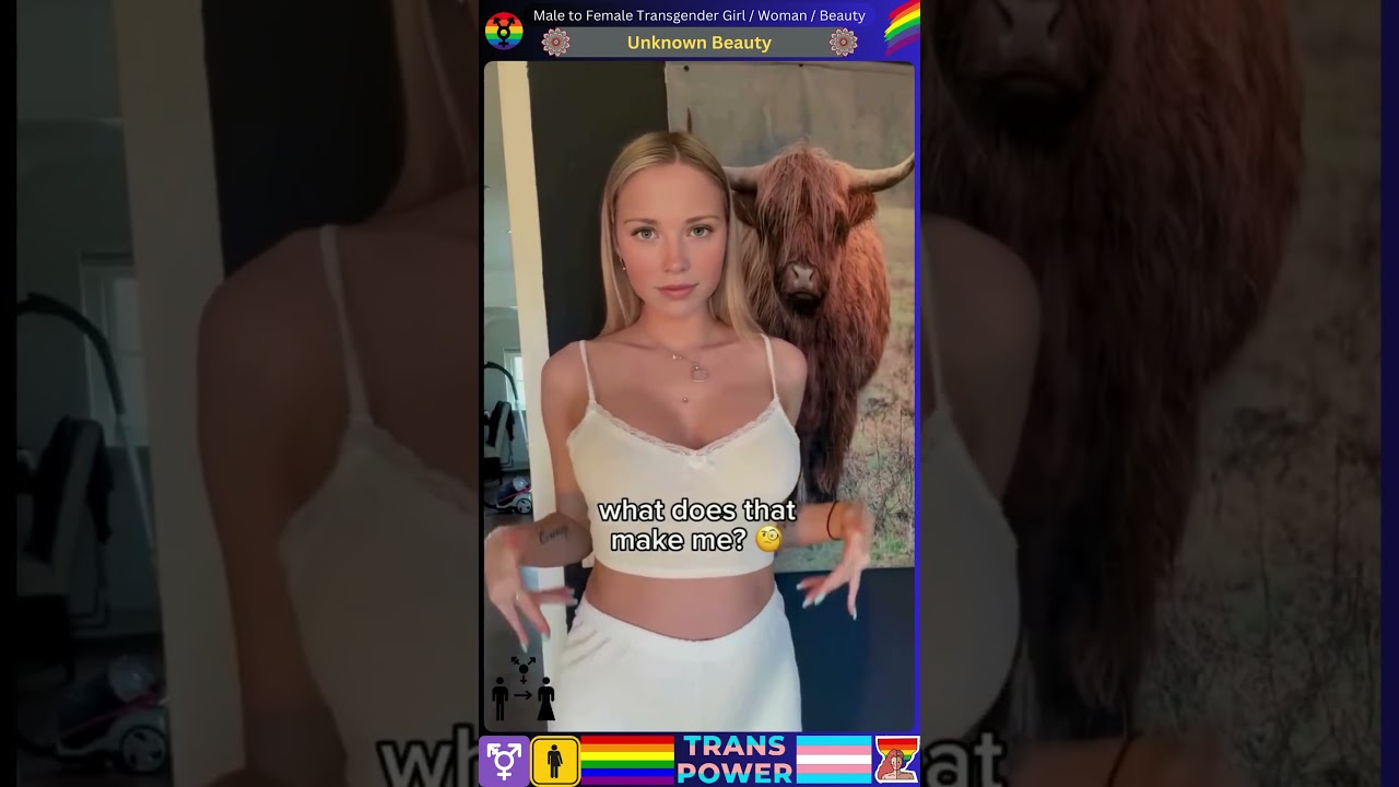 Male to Female Transgender Beauty  #viralvideo #viralshort #mtf #tg #transgendermtf