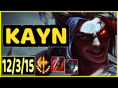 KAYN VS SEJUANI - 12/3/15 KDA JUNGLE GAMEPLAY GRANDMASTER I