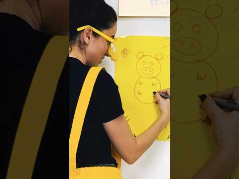 Fun Drawing on the Feet! 👣 Cute Art Step By Step with Romariki Play #kids #fun #shortsvideo