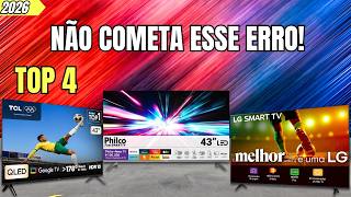 4 Smart TVs 43 POLEGADAS Que Valem Muito a Pena em 2026 | Qual SMART TV COMPRAR?