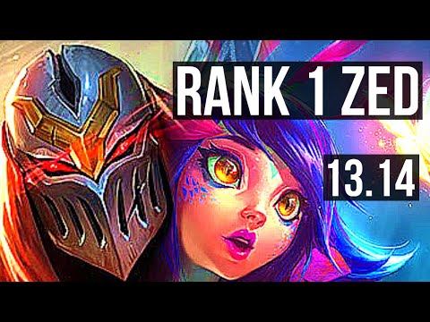 ZED vs NEEKO (MID) | Rank 1 Zed, 10/0/10, 1.4M mastery, Legendary, Rank 20 | NA Challenger | 13.14