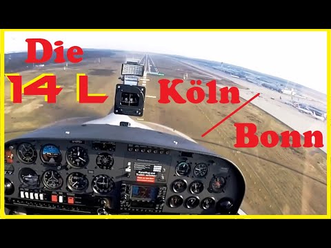 Anflug / Approach Flughafen Köln - Bonn: Piste 14 / Runway 14