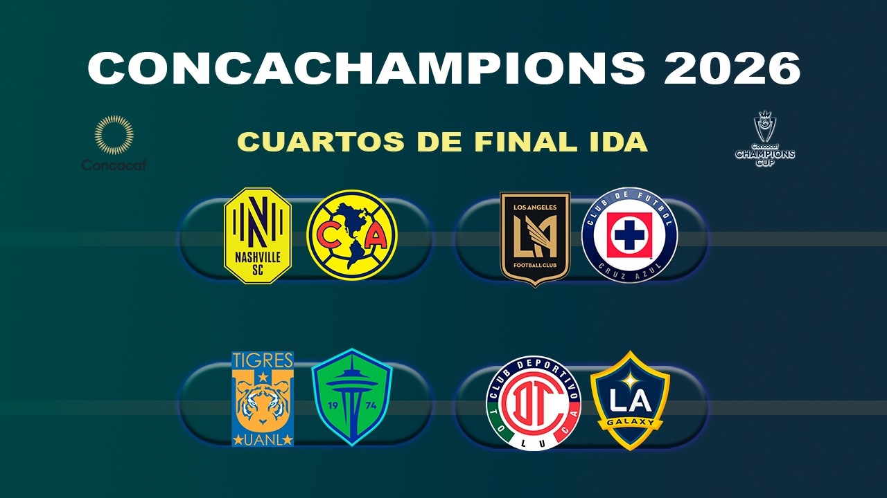 DATES, TIMES AND CHANNELS FOR THE FIRST LEG OF THE QUARTER-FINALS IN THE 2026 CONCACAF CHAMPIONS ...