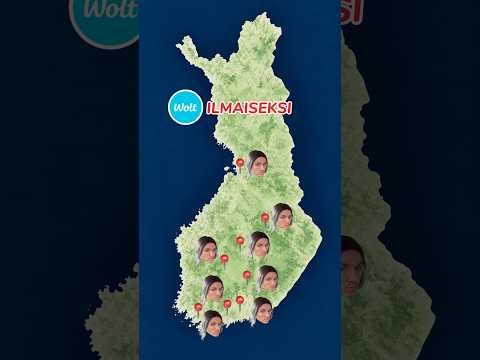 Mainos: Wolt 💙 Äiti kuljettaa 8 Wolt -tilausta YMPÄRI SUOMEN!! 🇫🇮
