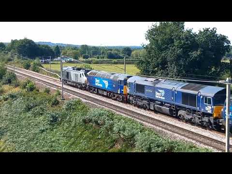 Drs 4 Loco Convoy At Moore 28/8/22