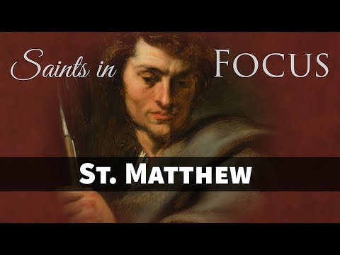 St. Matthew, Apostle & Evangelist - Marian Fathers' Saints in Focus