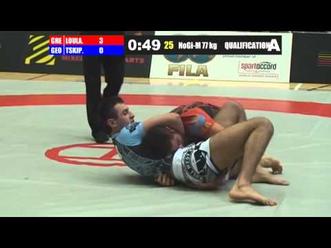 M. Loulakis (GRE) Vs B. Tskipuri (GEO) - NOGI -77kg - Fila European 2012