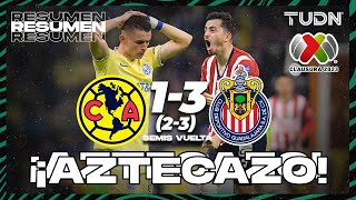 Summary and goals | América 1(2)-(3)3 Chivas | CL2023 - Semifinal Second Leg | TUDN