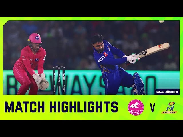 Paarl Royals v MI Cape Town | Match 10 Highlights | Betway SA20 | Season 4